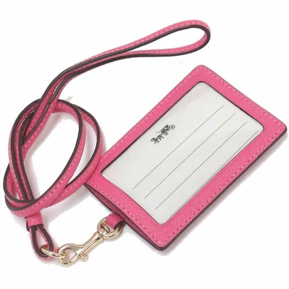 Crossgrain Leather Lanyard ID Badge Holder F57311 - Picture 3 of 3